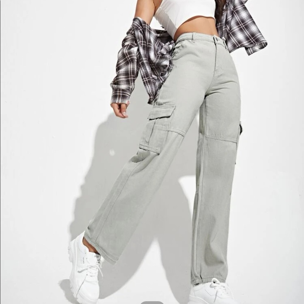 NWT SHEIN High-waist Cargo Pants